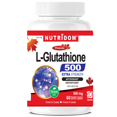 Nutridom L-Glutathione 500mg 60 Vcaps