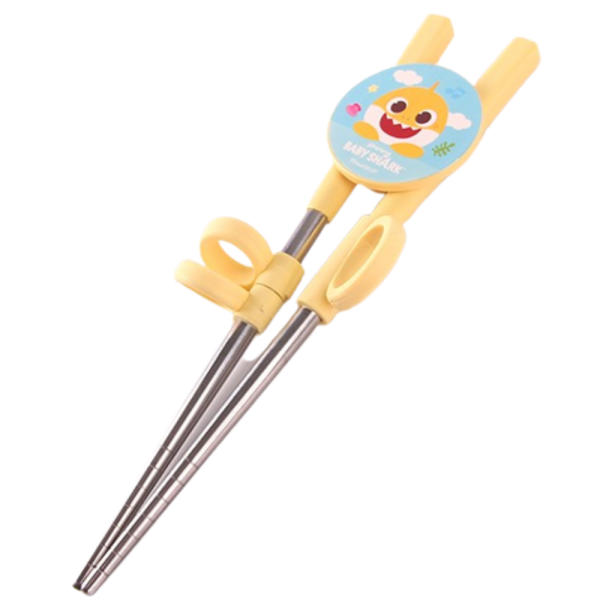 Baby shark stainless steel chopsticks for calibration