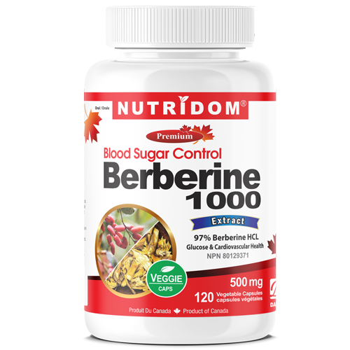 Nutridom Berberine1000 500mg 120Vcaps