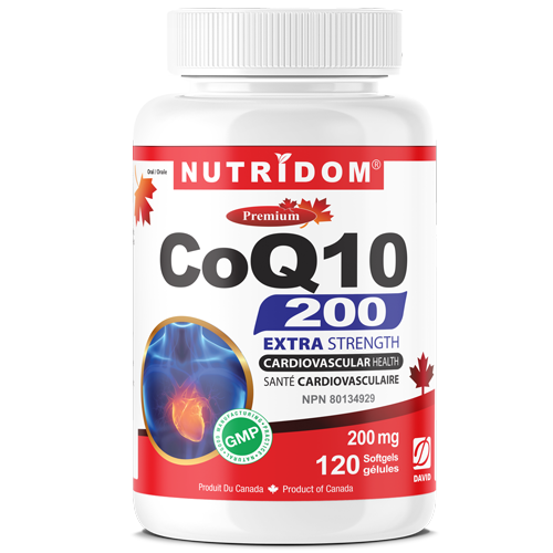 Nutridom CoQ10 200mg 120Vcaps (EXTRA STRENGTH)